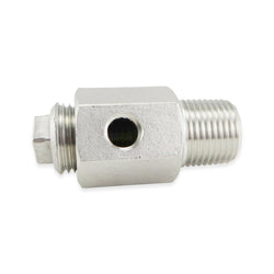Sight Gauge Adapter with Plug - Stainless Steel