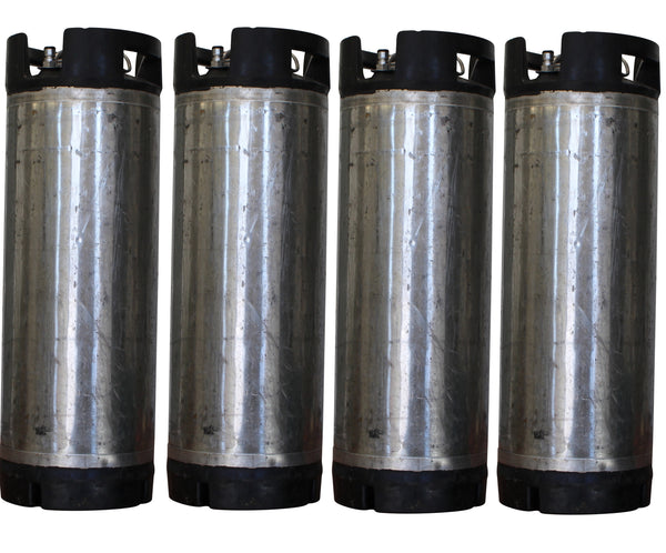 (4 Pack) Pressure Tested Cornelius Ball Lock Keg