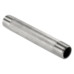 Stainless Steel Nipple - 1/2” Male NPT - 5” Length