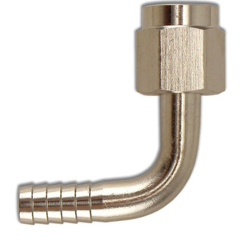 Stainless Steel Barbed Swivel Nut - 1/4" FFL to 1/4" Barb - Canadian Homebrewing Supplier - Free Shipping - Canuck Homebrew Supply