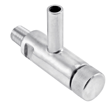 Stainless Steel Sample Valve - 1/4" Male NPT X 1/2" Outlet