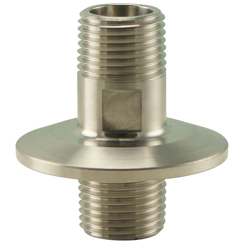 Stainless Steel Tri-Clover Fitting - 1/2” Male NPT to 1.5” TC