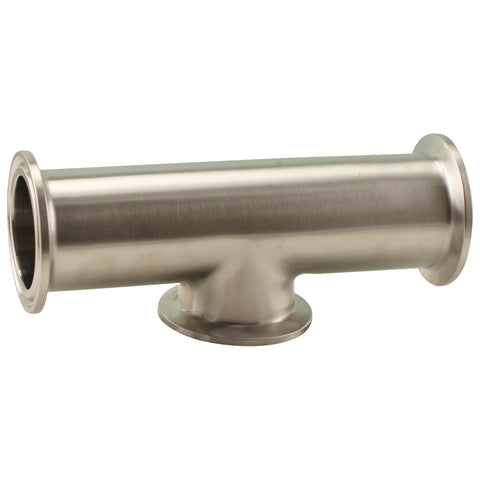 Stainless Steel Tri-Clover Instrument Tee - 1.5" TC