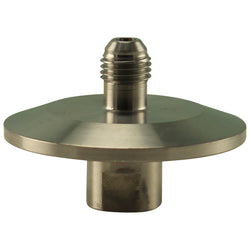 Stainless Steel Tri-Clover Fitting - 1.5" TC to 1/4" MFL Outside / 1/4” FFL Inside