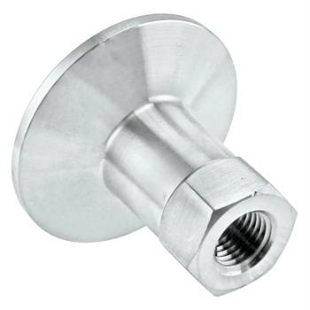 Stainless Steel Tri-Clover Fitting - 1.5" TC X 1/4" Female NPT