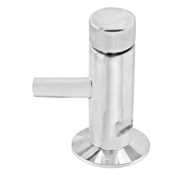 Stainless Steel Tri-Clover Sample Valve - 1.5" TC X 1/2" Outlet