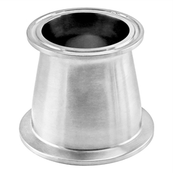 Stainless Steel Tri-Clover Concentric Reducer - 2.5" TC X 2" TC