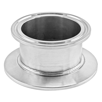 Stainless Steel Tri-Clover Concentric Cap Reducer - 2.5" TC X 2" TC