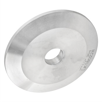 Stainless Steel 2” Tri-Clover Cap w/ 1/2” Cutout