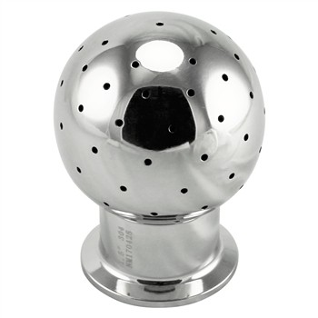 Stainless Steel 316 Tri-Clover Stationary CIP Spray Ball – 2” TC