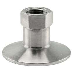Stainless Steel Tri-Clover Fitting - 1/2” Female NPT to 2” TC