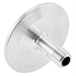 Stainless Steel Tri-Clover Fitting - 2" TC X 1/4" Male NPT
