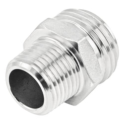 Stainless Steel Fitting - 3/4" Male Garden Hose X 1/2" Male NPT