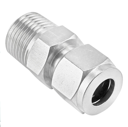 Stainless Steel Fitting - 3/8" Male NPT X 3/8" Compression