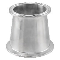 Stainless Steel Tri-Clover Concentric Reducer – 3” TC to 2.5” TC