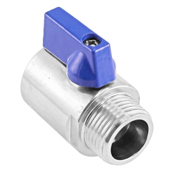 Stainless Steel Mini Ball Valve - 5/8" Male BSP X 5/8" Female BSP