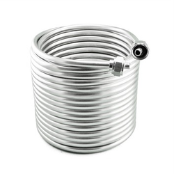 Stainless Steel Jockey Box Dual Coil - 50’ of 3/8”
