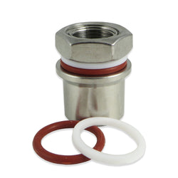 SS Brewtech Coupling for Bimetal Thermometers - Canadian Homebrewing Supplier - Free Shipping - Canuck Homebrew Supply