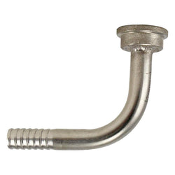 Stainless Steel Barbed Elbow Tailpiece - 1/4" - Canadian Homebrewing Supplier - Free Shipping - Canuck Homebrew Supply