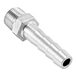 Stainless Steel Fitting - 1/8" Male NPT X 1/4" OD Barb