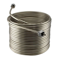 50' x 5/16" Stainless Steel Jockey Box Coil - Right
