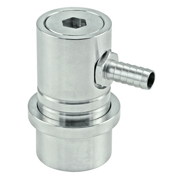 Stainless Steel Machined Ball Lock Gas Disconnect - 1/4" OD Barb