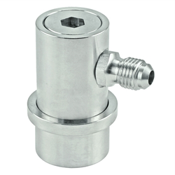 Stainless Steel Machined Ball Lock Liquid Disconnect - 1/4" MFL