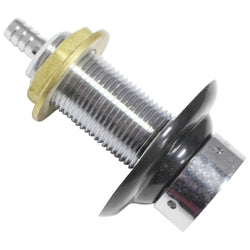 Chrome Plated Brass Nipple Shank - 2 3/4"