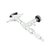 Stainless Steel Counter Pressure Bottle Filler - ‘T’ Type - Close Up View