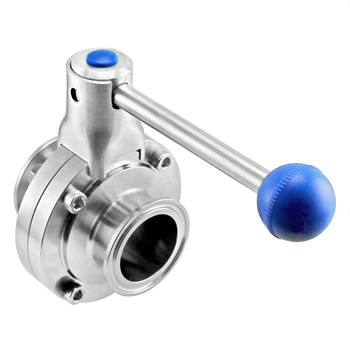Ss Brewtech Stainless Steel Tri-Clover Pull Trigger Butterfly Valve - 1.5" TC