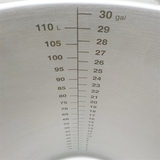  30 Gallon Ss Brewtech Brew Kettle - Litre & Gallon Markings
