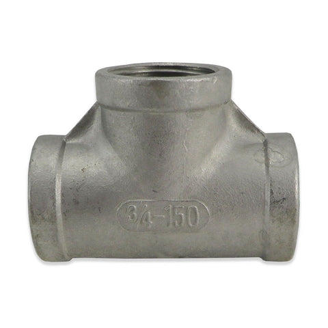 Stainless Steel Tee - 3/4" FPT