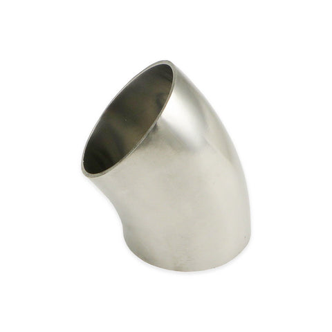 Polished Stainless Steel 45° Elbow