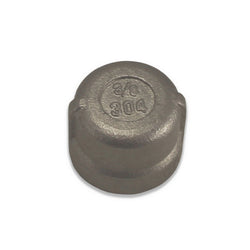 Stainless Steel End Cap - 3/8" FPT