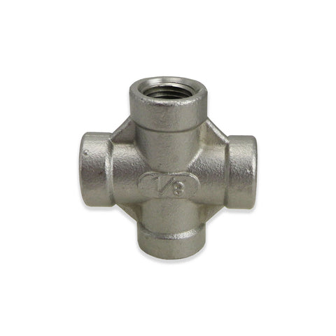 Stainless Steel Cross - 1/8" FPT