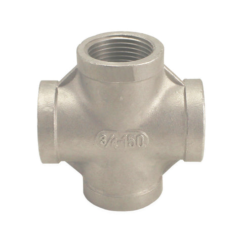 Stainless Steel Cross - 3/4" FPT