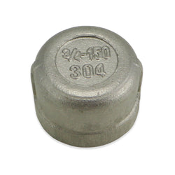 Stainless Steel End Cap - 3/4" FPT