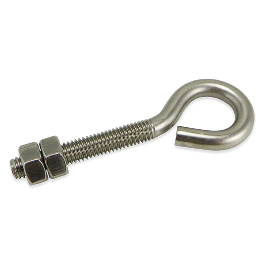 Stainless Steel Kettle Eyebolt - 1/4" Threaded