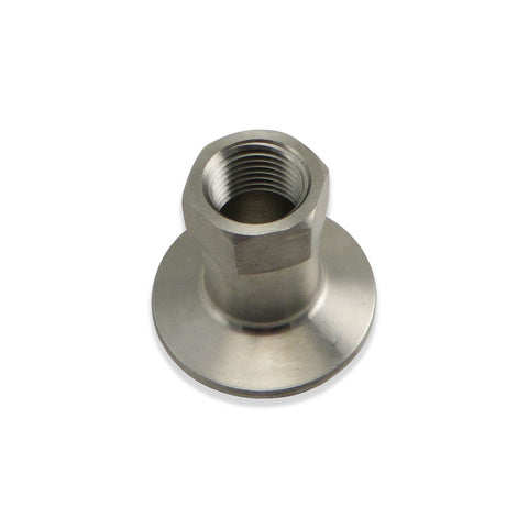 Stainless Steel Heavy Duty Tri-Clover Fitting - 1.5" TC to 1/2" FPT