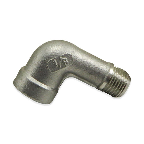 Stainless Steel Street Elbow - 1/8" MPT to 1/8" FPT