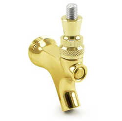 Taprite Gold Plated PVD Brass Beer Faucet w/ SS Lever - #BF1004