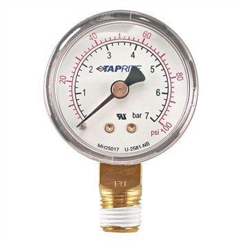 Taprite Low Pressure Gauge (0-100 PSI | Right) [39-0100-00]