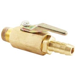 Taprite Brass Duckbill Shut Off Valve - 1/4” Male NPT to 5/16” Barb - #70030L-DB312