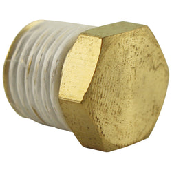 1/4” Male NPT Brass Hex Plug - #665U