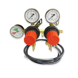 Dual Primary CO2 Regulator with HP Hose (60PSI & 2000PSI) #T752WMHP-6