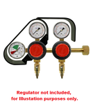 Taprite Triple Gauge Guard Shown with Regulator