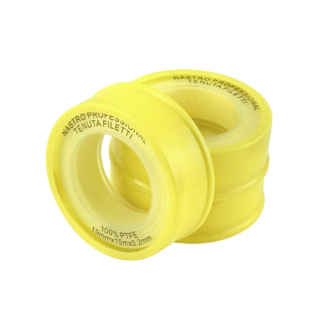 Yellow PTFE Tape - 3/4" Wide - 3 Pack