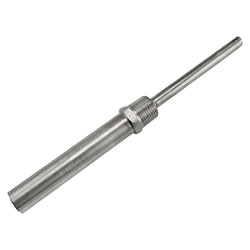 Thermowell with Heat Shield - Stainless Steel - 1/2" NPT