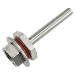 Weldless Thermowell Kit - 1/2" Female NPT - 2" Probe