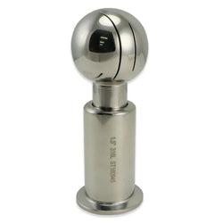 Stainless Steel 316 Tri-Clover Rotating CIP Spray Ball – 2” TC